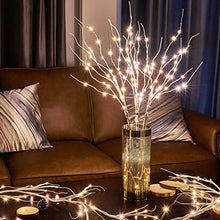 Load image into Gallery viewer, Vanthylit 3PK Lighted Birch Twig Branches with 30'' 90 LED Pathway Lights Waterproof Plug for Outdoor and Indoor Decor