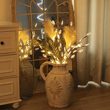 Load image into Gallery viewer, Vanthylit Lighted 3PK Twig Branches Light with Clear Leaf 30'' 60LED Pathway Lights Waterproof Adapter Brown Willow Branch Lights for Outdoor and Indoor Deco