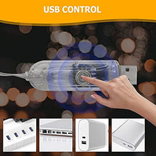 Load image into Gallery viewer, Eambrite Colour Changing Fairy Lights with 8 Lighting Modes 100 LEDs RGB String Lights USB Wire Light Waterproof for Bedroom Wedding Party (32FT/10m, Multi-Coloured)