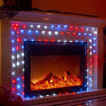Load image into Gallery viewer, DELICHTER Lichterkette,100 LEDs bunt Lichterkette mit USB-Betrieben heller Glühbirnen,LED RGB deko für Party,Fest, Innen,Außen,Wand,Weihnachten