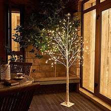 Load image into Gallery viewer, DELICHTER LED Baumdeko,Birken Lichterbaum mit Strombetrieb 9 Modis,osterdeko für Wohnung,Zimmer,Party,Innen und Außen(1.8M)