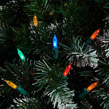 Load image into Gallery viewer, EAMBRITE Christmas Mini String Lights 31ft 100 LEDs Multicolor Commercial Grade Christmas Light Set Connectable Home Decor Lights for Christmas Holiday Garden Yard, UL certificates …
