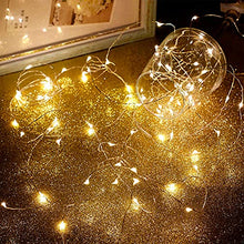 Load image into Gallery viewer, PEIDUO Music sync Lights 17 FT with 50LT Warm White Lights Battery-Powered String Lights 8 Modes for Bedroom, Christmas, Parties, Wedding, Centerpiece, Decoration