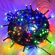 Load image into Gallery viewer, Eambrite Christmas Fairy Lights 20m 200 LED Multicolour String Lights Mains Powered with Christmas Music Sync Waterproof Outdoor Lights Decorations for Party Indoor Outdoor Garden - Green Cable