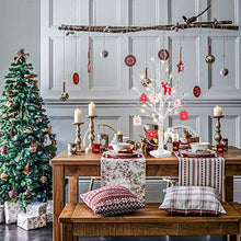 Load image into Gallery viewer, EAMBRITE White Birch Tree 2FT 24LT Christmas Tree Light with Wood Ornament Centerpiece Decor for Home Wedding Party Holiday