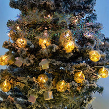 Load image into Gallery viewer, Vanthylit Christmas Tree Decorations Set, Led Baubles and Tinsel Garland with Lights Beads, Small Gift Boxes and Stars Tree Hanging Decoration, Ornaments Pendants Gifts Holiday Wedding Party