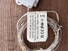 Load image into Gallery viewer, Eambrite Colour Changing Fairy Lights Battery Operated 8 Modes 50 LEDs String Lights Copper Wire Light for Outdoor Indoor Wedding Party Bedroom Decorations (5m/16ft, Warm White & Multicolour)