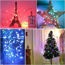 Load image into Gallery viewer, Vanthylit USB Color-Changing Fairy Lights, LED RGB Twinkle Lights with Timer, Multicolor Fairy String Lights for Bedroom
