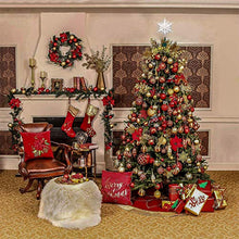 Load image into Gallery viewer, EAMBRITE Christmas Snowflake Treetop Lighted Four Layers Tree Topper with White Glitter for Christmas Tree Decoration