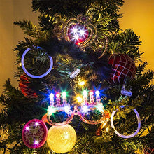 Load image into Gallery viewer, PEIDUO Birthday Party Supplies with Light, Bulb Necklace, Brooch, Glasses Glow Sticks Party Decorations for Girls