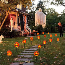 Load image into Gallery viewer, Vanthylit 4PK Halloween Pathway Light with 20LT Clear Bulbs Lights Pumpkin Stakes Light for Outdoor Halloween Decorations