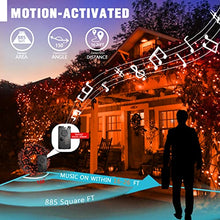 Load image into Gallery viewer, EAMBRITE Halloween Decorations 200 LED Halloween String Lights with Spooky Music Motion Sensor Controller Twinkle Waterproof Orange String Lights Plug in for Indoor Outdoor Tree Party Yard Christmas