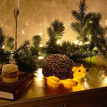 Load image into Gallery viewer, EAMBRITE Table Decoration Hedgehog Figurine with Lights Timer Battery Operated Flameless LED Candle Night Lights for Children Home Decor