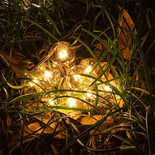 Load image into Gallery viewer, PEIDUO String Lights 12 FT G50 Globe Patio Lights with 12 Edison Glass Bulbs(1 Spare), Waterproof Connectable Hanging Light for Camper Backyard Porch Balcony Yard Party Decor