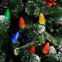 Load image into Gallery viewer, EAMBRITE C9 Christmas String Lights 27ft 50 LEDs Multicolor Strawberry String Lights for Patio Christmas Tree Garden Yard Indoor and Outdoor, UL certificates(Jumbo C7/Slim C9