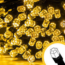 Load image into Gallery viewer, DELICHTER LED Lichterkette, 20M 200 LEDs Warm Weiße Wasserdichte Weihnachtslichterkette mit heller Lichter, 8 Modi, Strombetrieb für innen, Außen, Party, Fest, Weihnachten, Tannenbaum