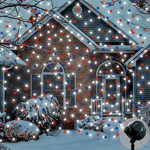 Load image into Gallery viewer, EAMBRITE LED Projektionslampe mit Fernbedienung Bewegliche Punkte Muster Schneefall-Lichteffekt Stimmungsbeleuchtung