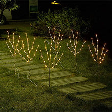 Load image into Gallery viewer, Vanthylit 3PK Twig Lights 76cm Decorative LED Twigs with 60 Warm White LEDs Waterproof Pathway Branch Lights Mains Powered for Indoor Outdoor Christmas Decoration