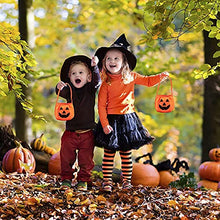 Load image into Gallery viewer, Vanthylit Halloween Candy Bags Pumpkin Treat Bags Trick or Treat Busket Candy Goodies Gift Handbag for Kids Halloween Party Favors