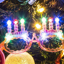 Load image into Gallery viewer, PEIDUO Birthday Party Supplies with Light, Bulb Necklace, Brooch, Glasses Glow Sticks Party Decorations for Girls