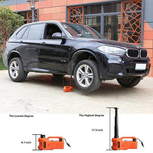 Load image into Gallery viewer, EAMBRITE 12V DC 3 Ton Electric Car Jack Hydraulic with LED Light Car Lift Floor Jack for SUV Car Sedan RV (6.1-17.3 inch)