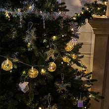 Load image into Gallery viewer, EAMBRITE 10 Pack LED Christmas Ball Ornaments Shatterproof Christmas Decorations Set for Holiday Wedding Party Decoration Tree Ornaments