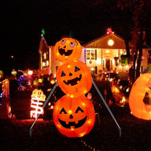 Load image into Gallery viewer, EAMBRITE 4FT Halloween Inflatable Pumpkin with 52LT Orange LED Lights Outdoor Blow Up Decoration for Halloween Party, Yard, Garden, Lawn