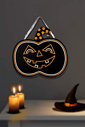 EAMBRITE EL Neon Animation Halloween Pumpkin Light for Door Wall Windows in Home Hotel School Office Party Decor Halloween Indoor Decorations