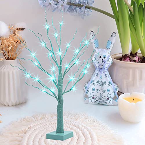 EAMBRITE 24” Blue Easter Tree Battery Powered